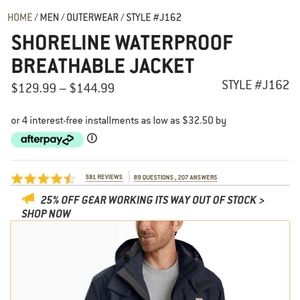 Carhartt Waterproof jacket